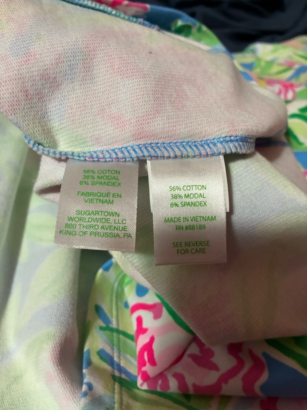 Lilly Pulitzer Multicolor Floral Pullover - Pink, Blue, Green, Yellow - Picture 5 of 6